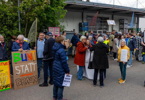 Eisingen Protest gegen AfD