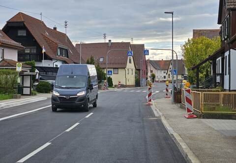 Die Ortsdurchfahrt in Schellbronn ist wieder frei.
