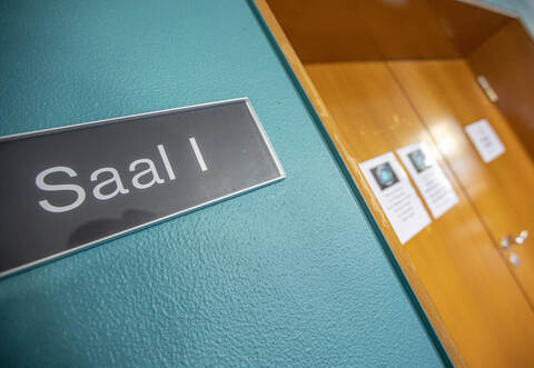 Nach wenigen Minuten war der Berufungsprozess im Saal 1 beendet..