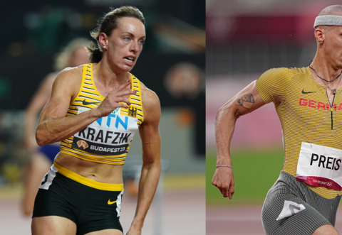 Für Carolina Krafzik und Constantin Preis geht es im Juni zur Europamiesterschaft nach Rom.