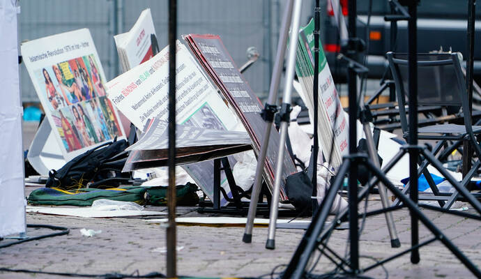 Mannheim - Messerangriff auf Marktplatz
