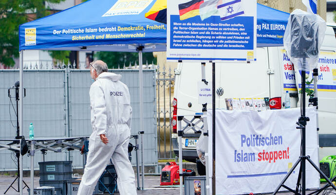Mannheim - Messerangriff auf Marktplatz