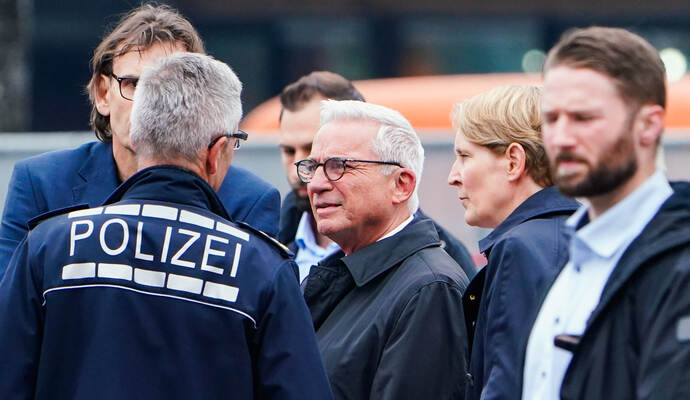 Mannheim - Messerangriff auf Marktplatz