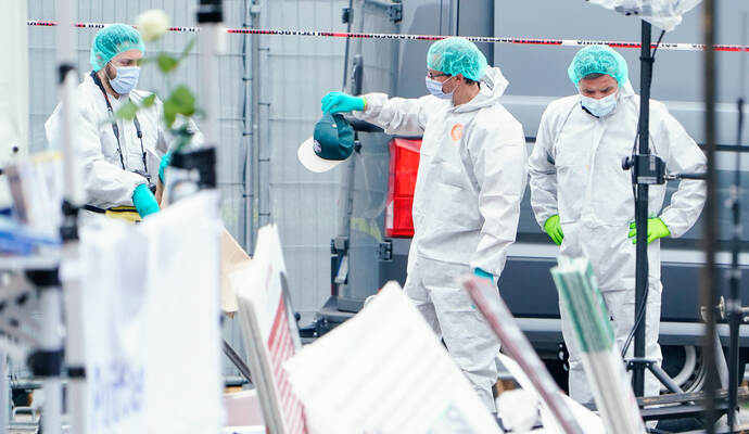 Mannheim - Messerangriff auf Marktplatz