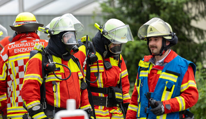 Dachstuhlbrand Tiefenbronn Mörikestraße