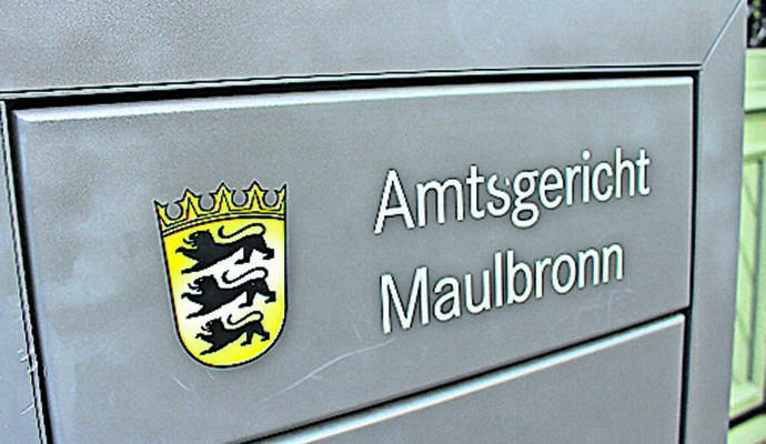 Der Fall wurde im Amtsgericht Maulbronn verhandelt. Stäbler Der Fall wurde im Amtsgericht Maulbronn verhandelt.
