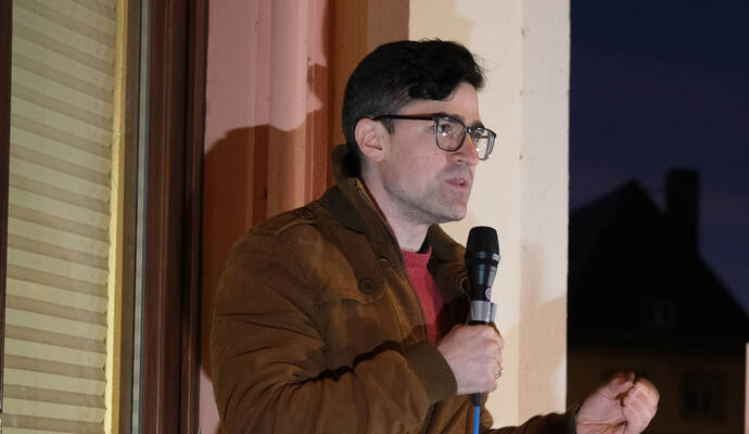 Martin Sellner in Chemnitz