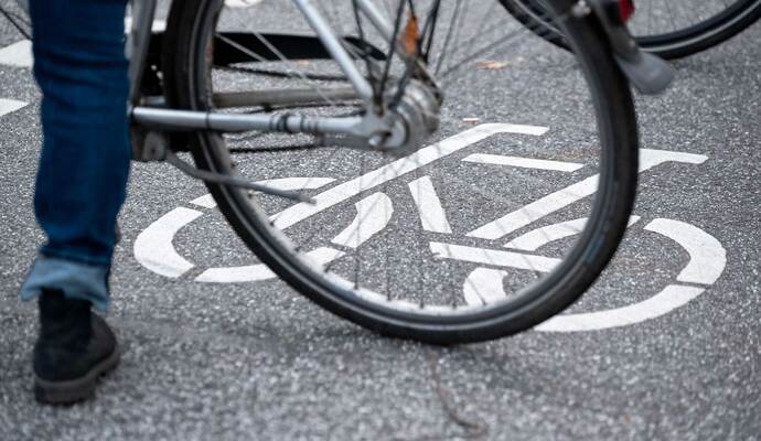 Fahrradfahrer (Symbolbild)