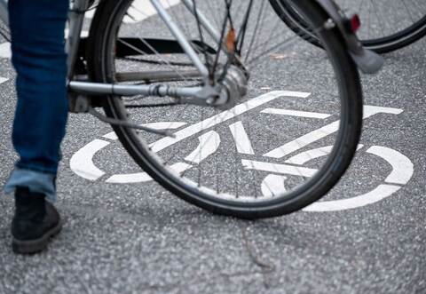 Fahrradfahrer (Symbolbild)