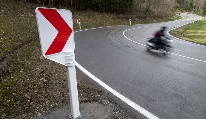 Motorrad (Symbolbild)