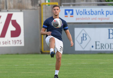 Neuer Mann: Rilind Kabashi trat zum ersten Mal als FCN-Spieler in Erscheinung. Er soll die Defensive verstärken.