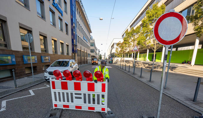 Sperrung Kiehnlestraße