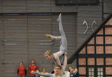 Das Team von Pegasus Mühlacker in der Kür auf Wallach Nectus.