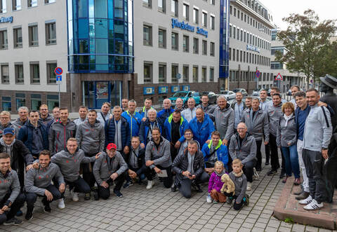 Besuch Bürgermeister Nationalmannschaft