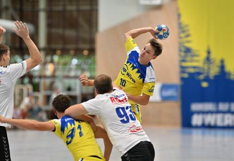 Der HCN mit Lasse Wörtz ist beimVfL Waiblingen gefordert.