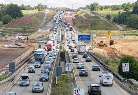 A8 Pforzheim Ost Fahrbahn