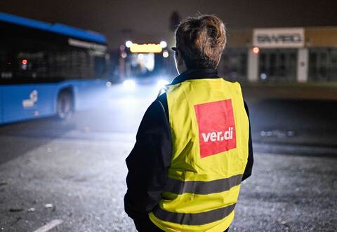 Warnstreiks bei Bussen und Bahnen im Südwesten
